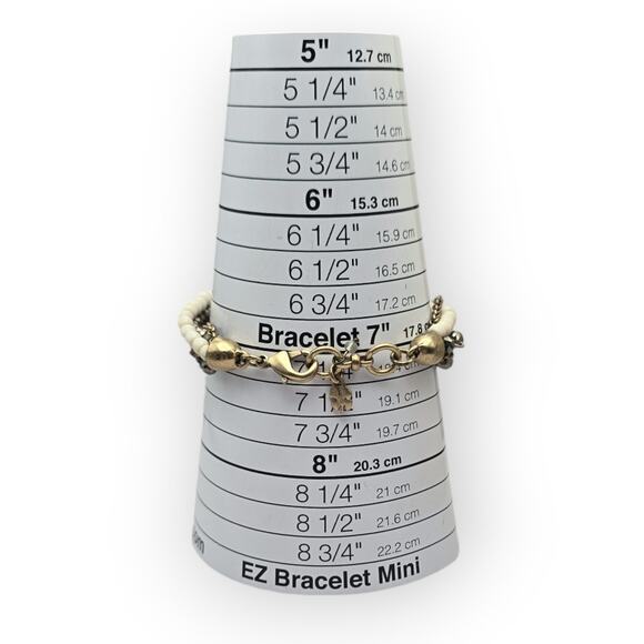 Lucky Brand Multi-Strand Beaded Charm Bracelet – Boho Mixed Metal​ - Picture 7 of 7